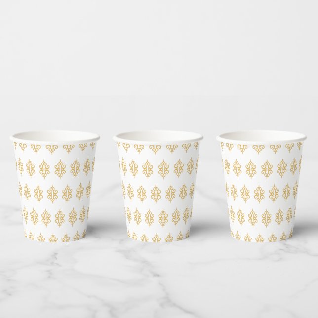 Lace Wedding  Paper Cups  (Multi)