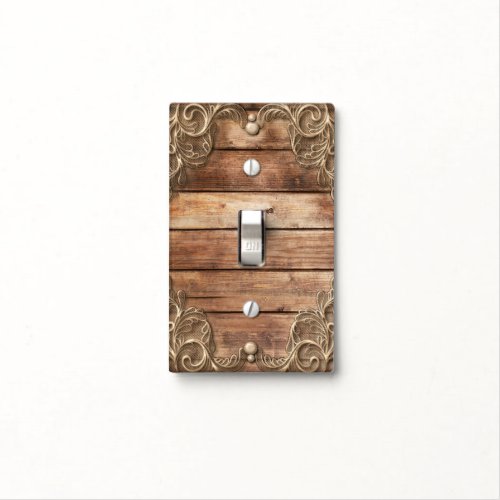 Lace Wood Rustic Vintage Western Elegant Romantic Light Switch Cover
