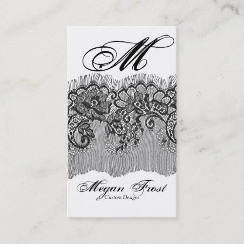 laced customize your monogram business card templates