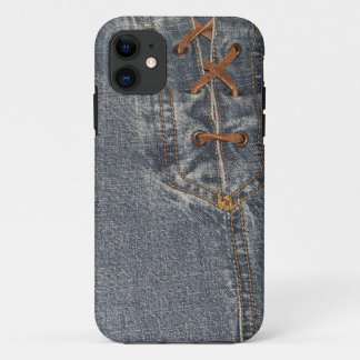 Laced Up Denim iPhone 5 Custom Case-Mate ID 11 Case