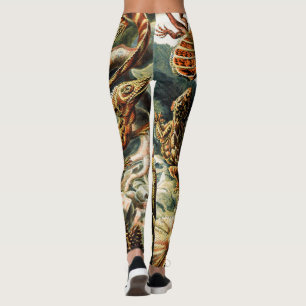 Lacertilia Lizards by Ernst Haeckel Leggings