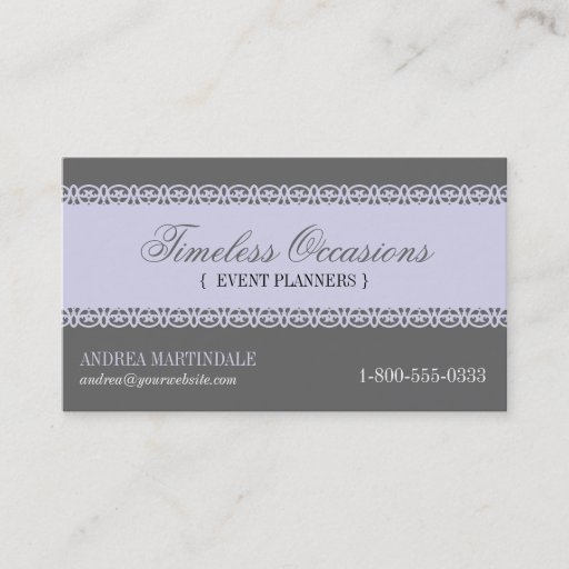 Customizable Lacework Band Business Card