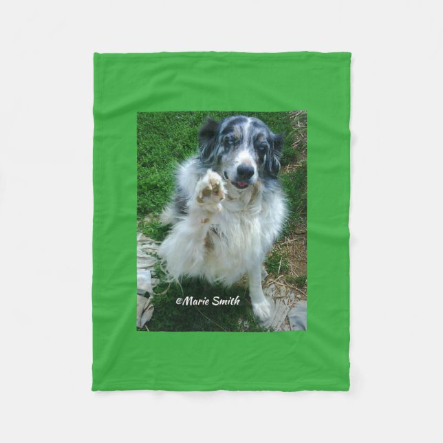 Lacey Fleece Blanket (Front)