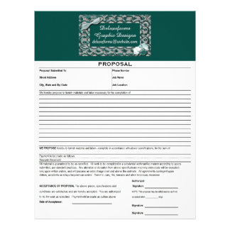 letterhead proposal Letterhead Proposal  Zazzle
