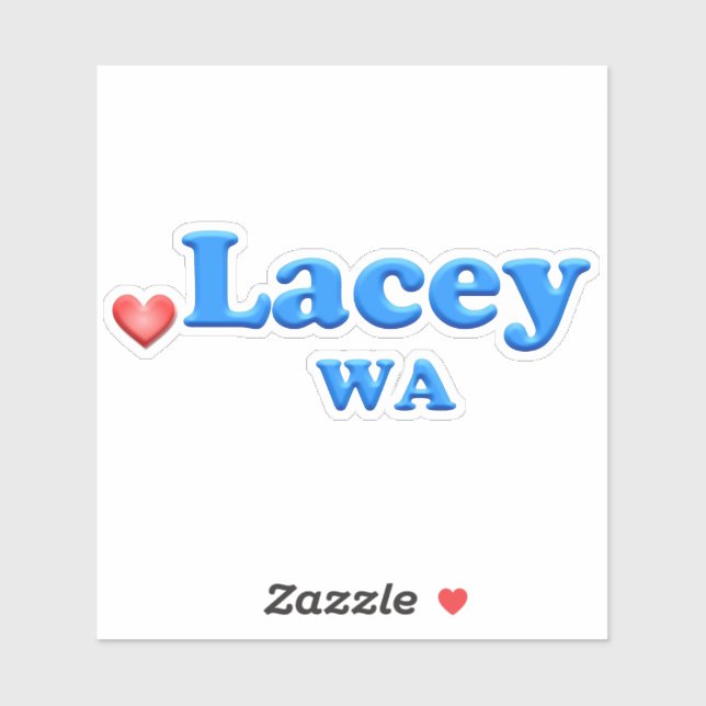 Lacey Washington Sticker (Sheet)