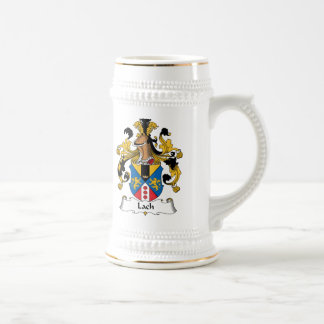 Lach Family Crest Beer Stein