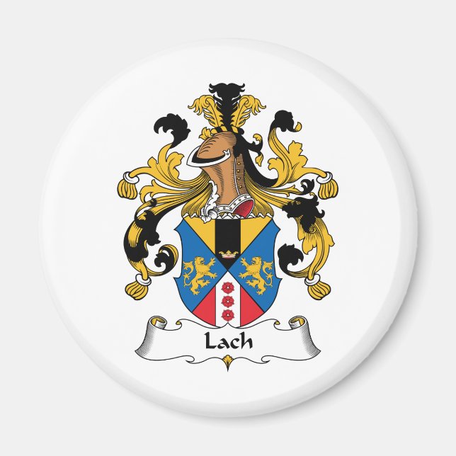 Lach Family Crest Magnet (Front)