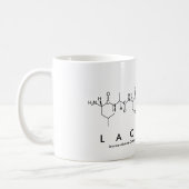 Lachlan peptide name mug (Left)