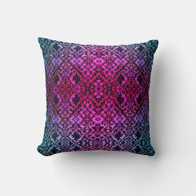 Lacing Allure Throw Pillow (Front)