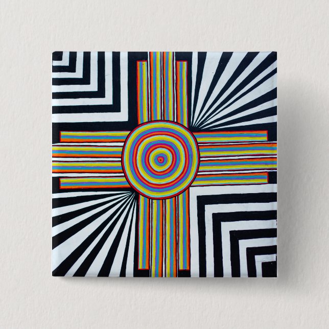 Laci's Zia Button (Front)