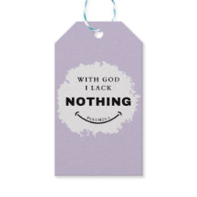 Lack Nothing Gift Tag