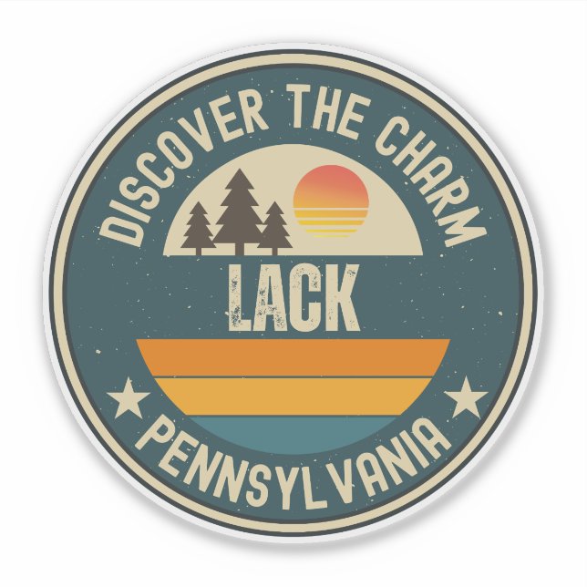 Lack, Pennsylvania Sticker (Front)
