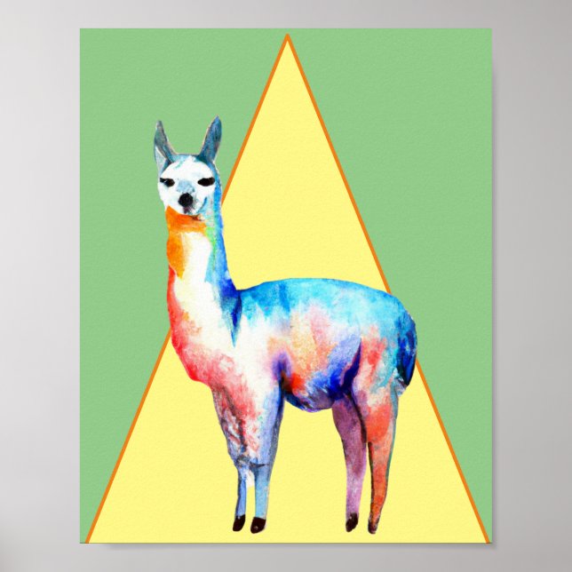 Lackadaisical Llama in Spotlight Poster (Front)