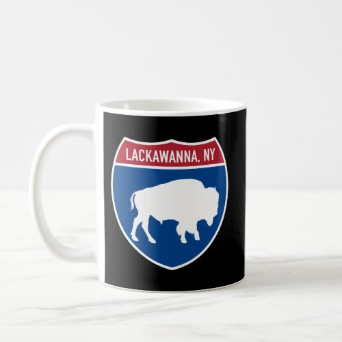 Lackawanna New York Buffalo Ny Highway Interstate  Coffee Mug