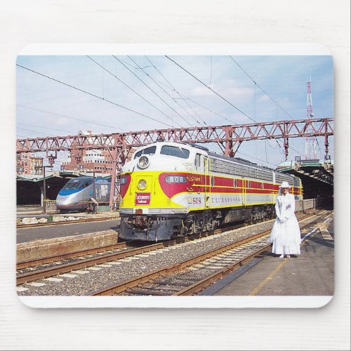 Lackawanna Railroad and Miss Phoebe Snow Mouse Pad
