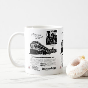 Lackawanna Railroad Centennial 1951 Coffee Mug