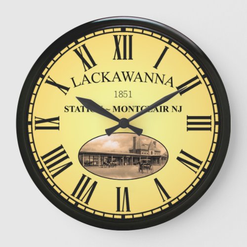 Lackawanna Station  Montclair  New Jersey   Large Clock