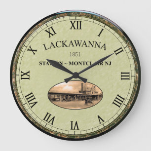 Lackawanna Station ~ Montclair  New Jersey ~  Large Clock