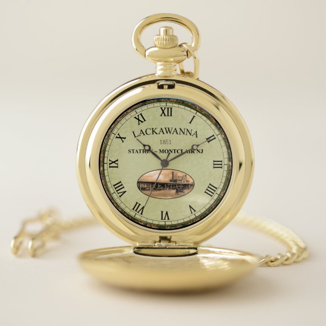 Lackawanna Station ~ Montclair  New Jersey ~   Pocket Watch (Inside)
