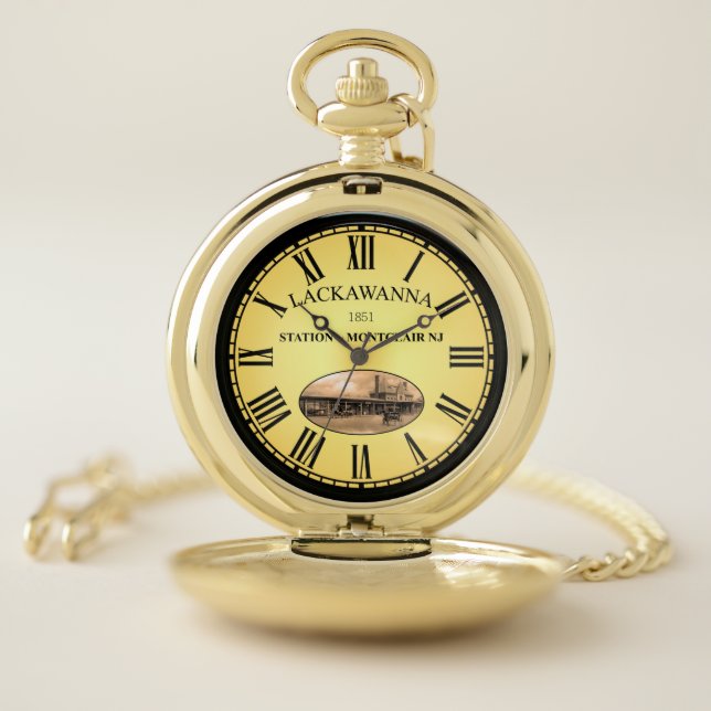 Lackawanna Station ~ Montclair  New Jersey ~   Pocket Watch (Inside)