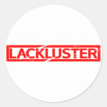 Lackluster Stamp Classic Round Sticker