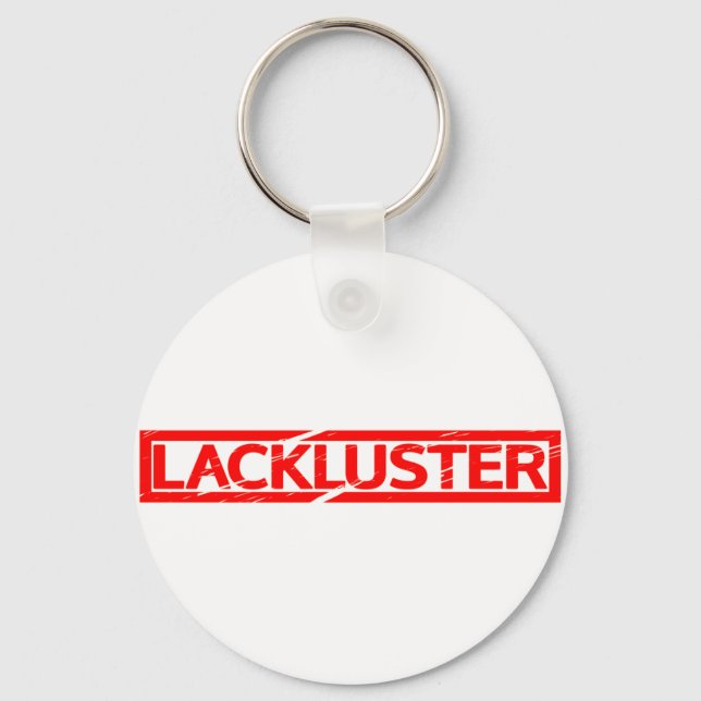 Lackluster Stamp Keychain (Front)