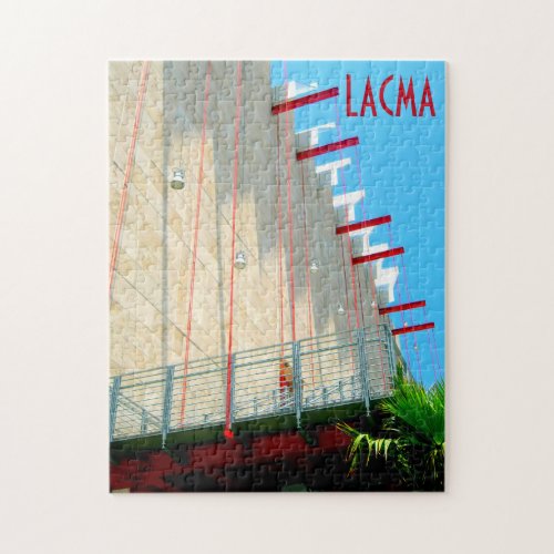 LACMA Los Angeles Museum Modern Art Photograph Jigsaw Puzzle