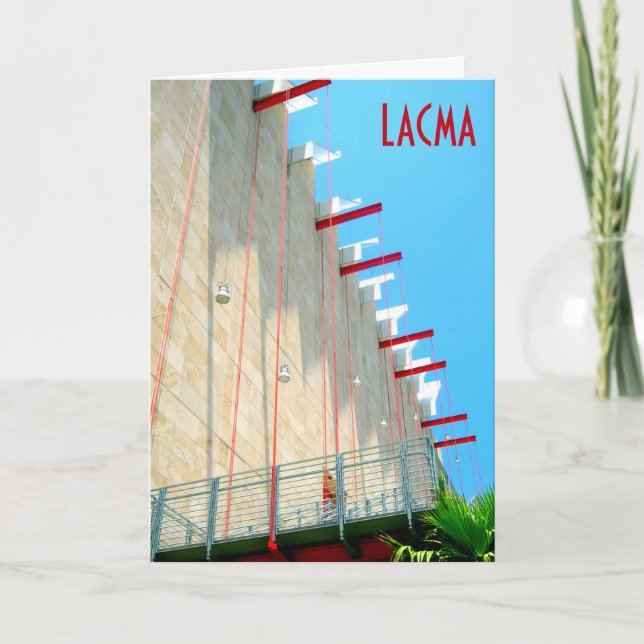 LACMA Museum Fine Art Photography Greeting Card (Front)