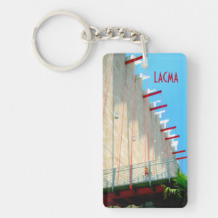 LACMA Museum Los Angeles Fine Art Photograph Keych Keychain