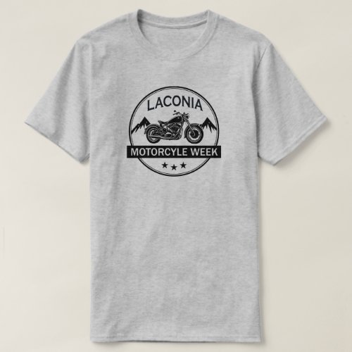 Laconia Motorcycle Week Motorbike T_Shirt