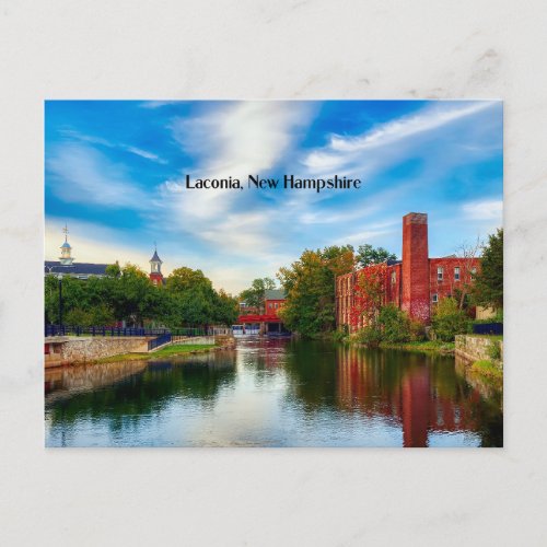 Laconia New Hampshire Postcard