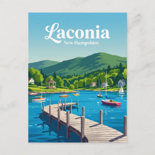 Laconia, New Hampshire Postcard