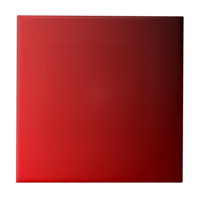 Lacquer Red Home Decor Accents Ceramic Tile (Front)