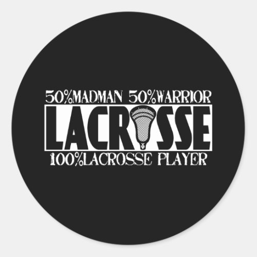 Lacrosse A 100Percent Sticker