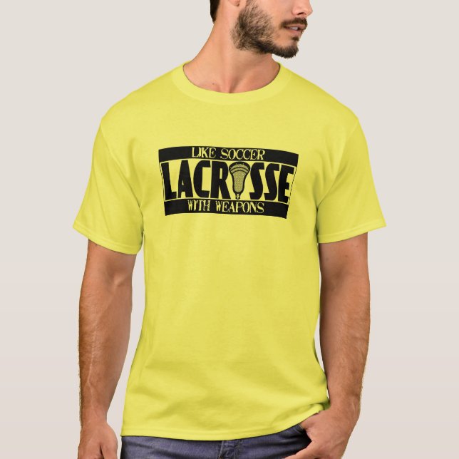 Lacrosse A Soccer T-Shirt (Front)