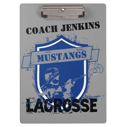 Lacrosse Add Your Own Name Clip Board