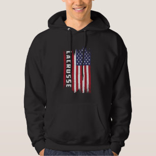 Lacrosse American Flag Hoodie