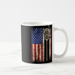 Lacrosse American Us Flag Sport Team Sticks Men 4t Coffee Mug