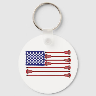 Lacrosse AmericasGame Keychain