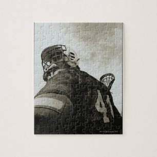 Lacrosse Athlete Jigsaw Puzzle