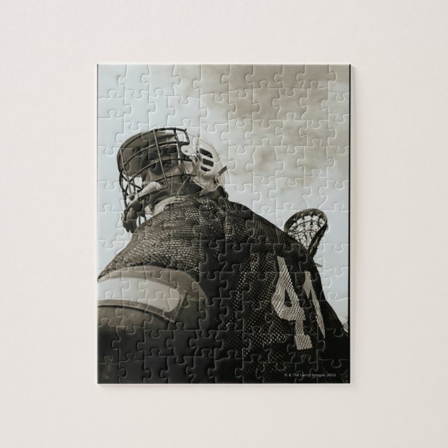 Lacrosse Athlete Jigsaw Puzzle (Vertical)
