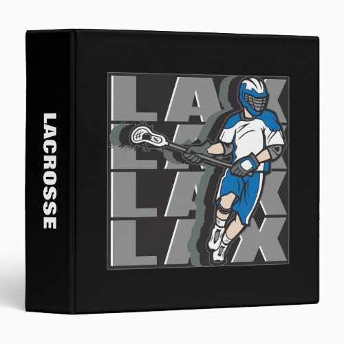 Lacrosse Attack 3 Ring Binder