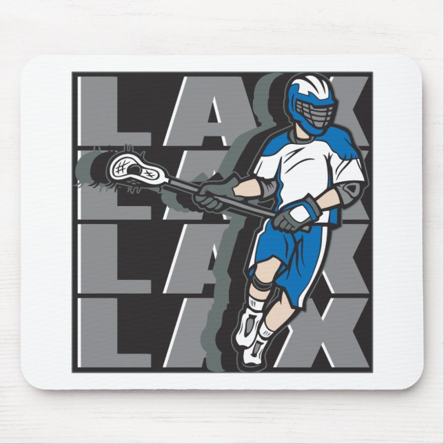 Lacrosse Attack Mouse Pad (Front)