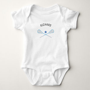Lacrosse Baby   Custom Lacrosse Name Bodysuit