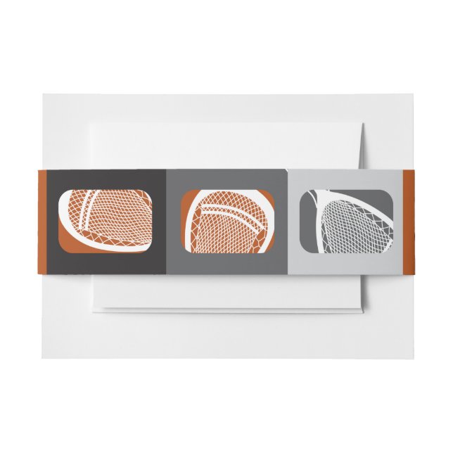 LACROSSE Bar Mitzvah Belly Wrap Band (Front Example)