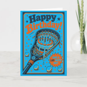 Lacrosse Birthday Funny Lax Humor Sport Card