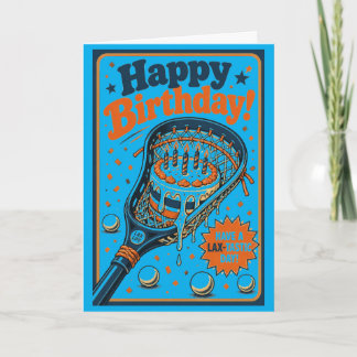 Lacrosse Birthday Funny Lax Humor Sport Card
