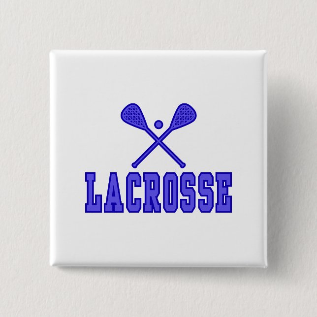Lacrosse blue button (Front)
