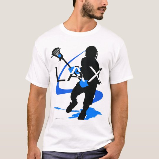 Lacrosse Boys LAX Blue T-Shirt