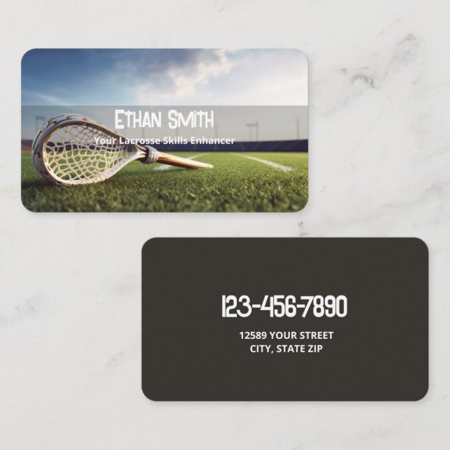 Lacrosse Business Card (Front/Back)